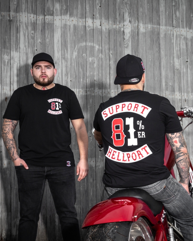 T-Shirt: SUPPORT 81%ER - Black